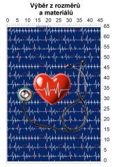 MOB Panel - výběr z rozměrů - EKG Materiál - výběr z variant