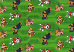 OC Úplet - Tlapková Patrola zelená- digitální tisk 95% bavlna 5% elastan