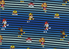 OC Úplet - Tlapková patrola sv. modrá- digitální tisk 95% bavlna 5% elastan