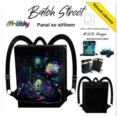 MOB D - Panel k ušití - Batoh Street - střih Martina Alblová - Temná říše divů fotonávod v popisu produktu