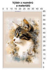 MOB Panel - výběr z rozměrů - kočka Materiál - výběr z variant