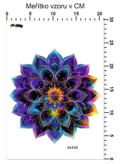 MOB Nažehlovačky - velikost archu A4 - mandala