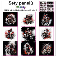 MOB Set panelů dle výběru - Motokros na objednávku - výběr z rozměrů a materiálů - vzhled jednotlivých setů foto 2