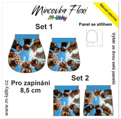 MOB Panel - Mincovka Flexi (pérko 8,5 nebo 10 cm) - kočičí porada tisk na objednávku