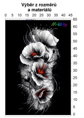 MOB Panel - výběr z rozměrů - rostliny Materiál - výběr z variant