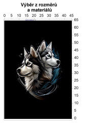 MOB Panel - výběr z rozměrů - Husky Materiál - výběr z variant