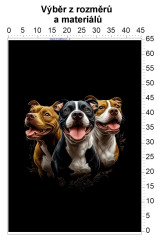 MOB Panel - výběr z rozměrů - Americký stafordširský teriér Materiál - výběr z variant