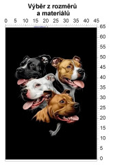MOB Panel - výběr z rozměrů - Americký stafordširský teriér Materiál - výběr z variant