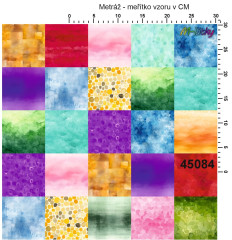 OB Metráž metráž falešný patchwork (káro) - náš tisk na objednávku – výběr z materiálů