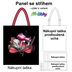MOB Panel se střihem - nákupní taška - kadeřnice výběr z typu a materiálu