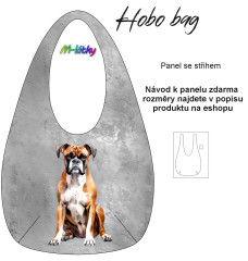 MOB Panel k ušití  - Hobo bag Basic  (nákupní taška) - boxer - výběr z materiálů