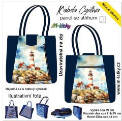 OB Panel se střihem - kabela Cynthia - Maják fotonávod v popisu produktu - výběr z rozměrů