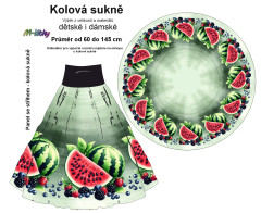 Panel - kolová sukně  výběr z průměru  od 60 do 145 cm - koně (1)