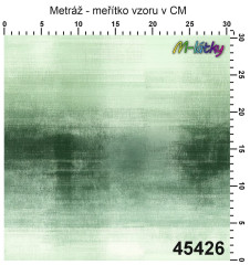 OB Vzor - zelené ombré výběr z variant materiálu - vlastní tisk na objednávku