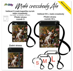 Panel - Malá crossbody Ála - výběr z rozměrů - holčička s beruškou (1)