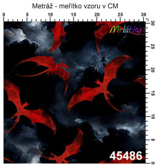 OB Metráž Draci náš tisk na objednávku – výběr z materiálů