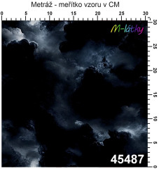 OB Metráž obloha (mraky) náš tisk na objednávku – výběr z materiálů