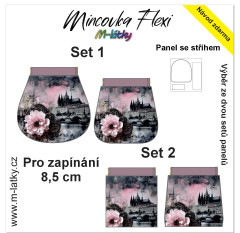 MOB Panel - Mincovka Flexi (pérko 8,5 nebo 10 cm) - vintage Praha tisk na objednávku