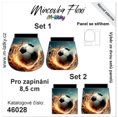 MOB Panel - Mincovka Flexi (pérko 8,5 nebo 10 cm) - fotbalový míč tisk na objednávku