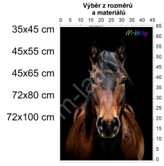 MOB Panel - výběr z rozměrů - kůň Materiál - výběr z variant