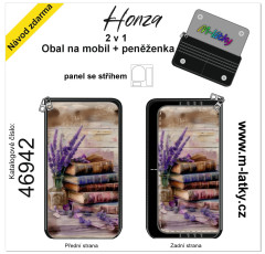 MOB Panel - Honza 2v1 Obal na mobil/peněženka - Levandule tisk na objednávku