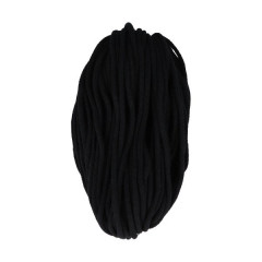 Šňůra bavlněná - 5 mm černá