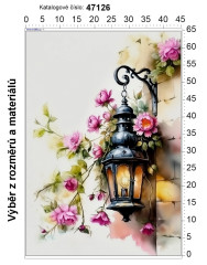 MOB Panel - výběr z rozměrů - stará lampa Materiál - výběr z variant