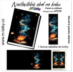 MOB Panel - nastavitelný obal na knihu + bonus záložka do knihy - magická kniha tisk na objednávku