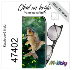 MOB Panel - obal na brýle - kapr tisk na objednávku