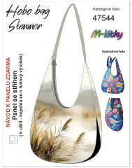 MOB Panel k ušití  - Hobo bag Summer - tráva - výběr z materiálů