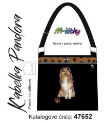 MOB Panel k ušití - Crossbody kabelka Pandora - šeltie vlastní tisk na objednávku - výběr z variant