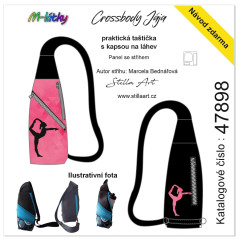 MOB B - Panel k ušití - Crossbody Jája - střih Stilla Art (Marcela Bednářová) - gymnastka fotonávod v popisu produktu