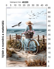 MOB Panel bez střihu - na mořské pláži tisk na objednávku výběr z rozměrů a materiálů