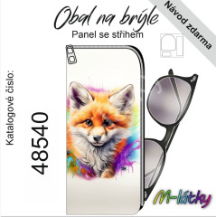 MOB Panel - obal na brýle - liška tisk na objednávku