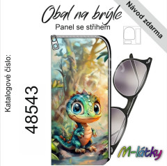 MOB Panel - obal na brýle - dino tisk na objednávku