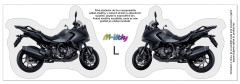 MOB Panel k ušití  - 3D dekorativní polštář velikost L - motorka výběr z variant