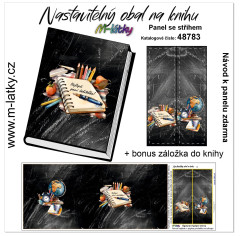 MOB Panel - nastavitelný obal na knihu + bonus záložka do knihy - Nejlepší paní ředitelka tisk na objednávku
