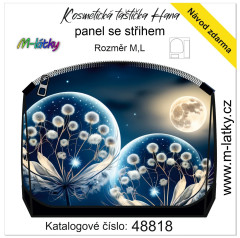 MOB Panel - kosmetická taštička  Hana - magické pampelišky vlastní tisk na objednávku - výběr z variant