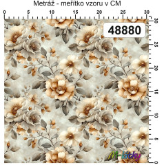 OB Vzor - Kolekce ze staré truhly - růže výběr z variant materiálu - vlastní tisk na objednávku