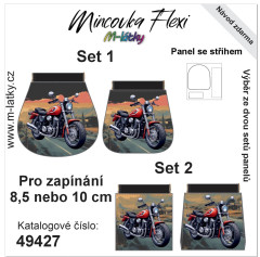 MOB Panel - Mincovka Flexi (pérko 8,5 nebo 10 cm) - motorka tisk na objednávku