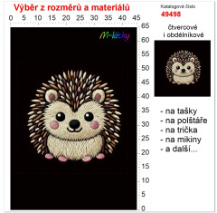 OB Panel - výběr z rozměrů - ježek Materiál - výběr z variant