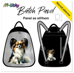 MOB Panel k ušití -  Batoh Pavel  - papillon návod k panelu zdarma - více v popisu produktu