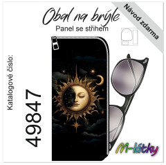 MOB Panel - obal na brýle - Celestial - slunce a měsíc tisk na objednávku