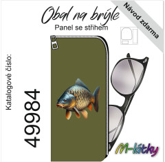 MOB Panel - obal na brýle - kapr tisk na objednávku