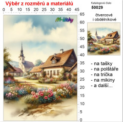 OB Panel - výběr z rozměrů - vesnička Materiál - výběr z variant