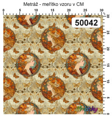 OB Vzor  vintage dámy výběr z variant materiálu - vlastní tisk na objednávku
