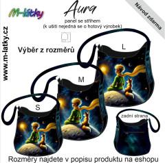 OB Panel se střihem - kabelka Aura - Malý princ fotonávod v popisu produktu - výběr z rozměrů