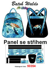 MOB Panel - Batoh Waldo - mořská želva Kočárkovina - návod ke stažení v popisu produktu