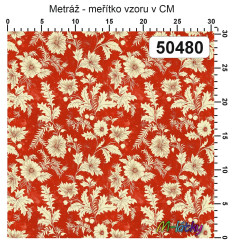 OB Vzor - kolekce vintage ornamenty - květy výběr z variant materiálu - vlastní tisk na objednávku