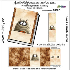OB Panel - nastavitelný obal na knihu + bonus záložka do knihy - rozmrzelé kočky tisk na objednávku